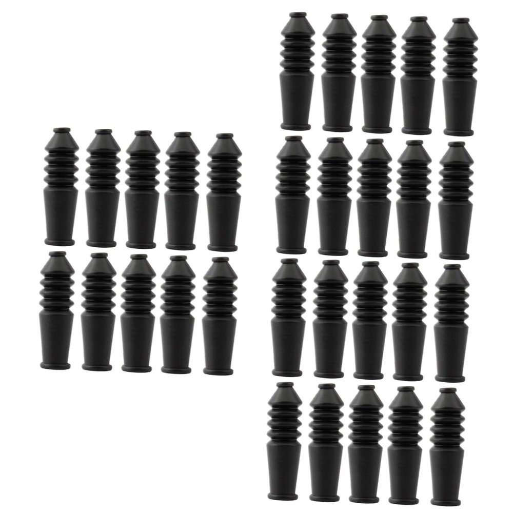 Parliky 3sets Bike Brake Cable End Sleeve Bicycle Brake Line Cover Keeps Cables Clean Dust- 10pcs*3