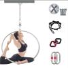 Aerial Hoop, Lyra Hoop (80cm(31in)/85cm(33in)/90cm(35in)/95cm(37in)/100cm(39in)), 1 Ceiling Anchor, 3 Locking Carabiners, Spanset, Grip Tape, 360 Swivel(Size:Dia 100cm(39in)) view 2