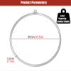 Lyra Hoop Aerial Hoop Set with Rigging Hardware Aerial Fitness Single Stainless Steel Hoop Circus Hoop Great for Dancing Studio(Size:95cm(37.5in),Color:3.2cm) view 3