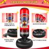 Inflatable Punching Bag for Kids, 65 Inch Kids Punching Bag with Gloves for Boys & Girls, Kicking Bag Boxing Set for Practicing Karate, Taekwondo, MMA (Ninja Dog) view 4