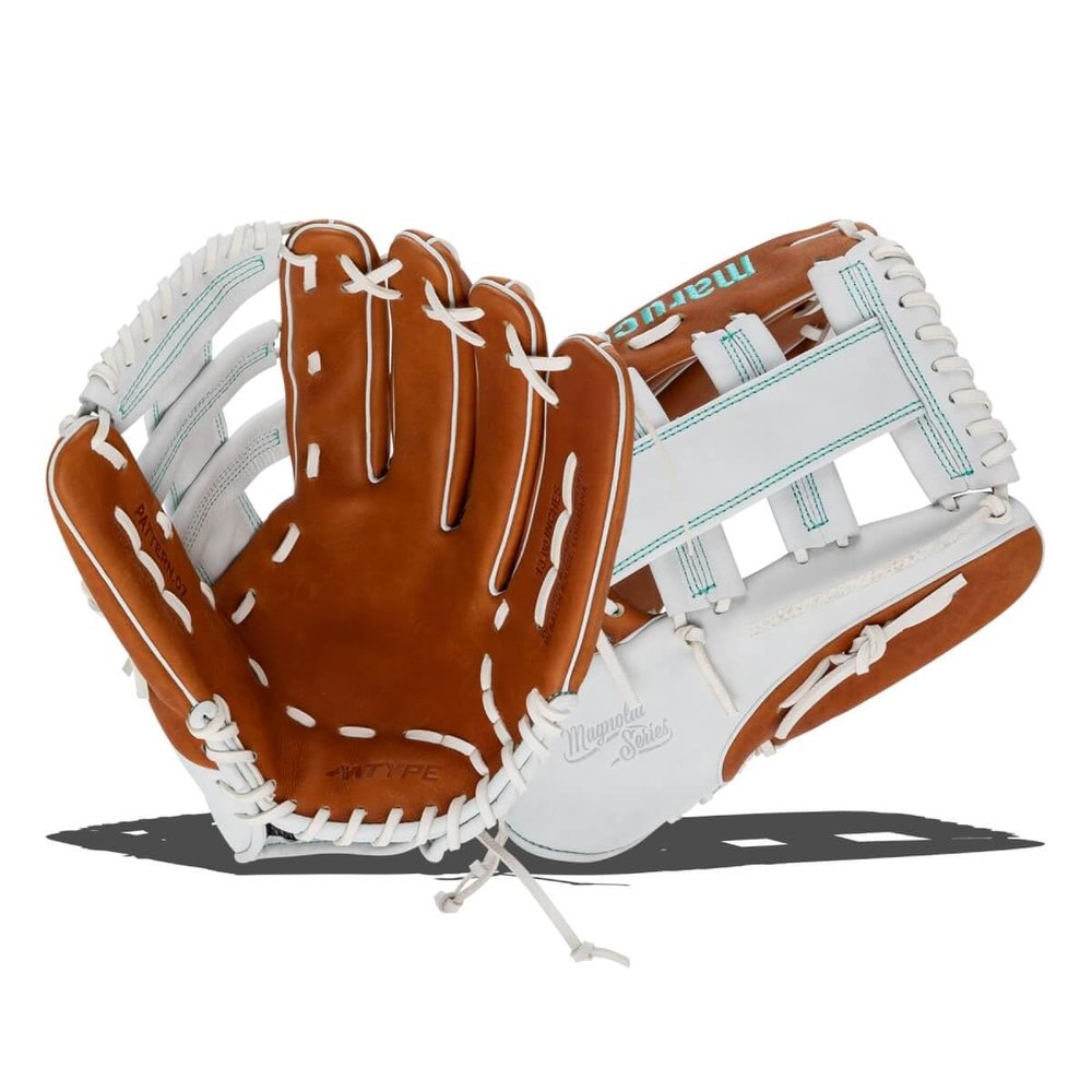 MARUCCI Magnolia V3 Fastpitch Glove 99R2, 13.00", Two BAR Post, Right Hand Throw