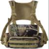 AMHEH Binocular Harness Hunting Chest Pack - Silent Anti Glare Bino Bag with Rangefinder Pouch and Magnetic Flap, Also for Birding, Hiking, Fits Up to 56 Inches Chests (Camo) view 1