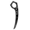 WHWUE Fixed Blade Karambit Knife, Carbon Fiber Tactical EDC Tool, Combat Pocket Trainer Tool, No Cutting Edge, for Practice Training and Play (Carbon Fiber Marbling) view 1
