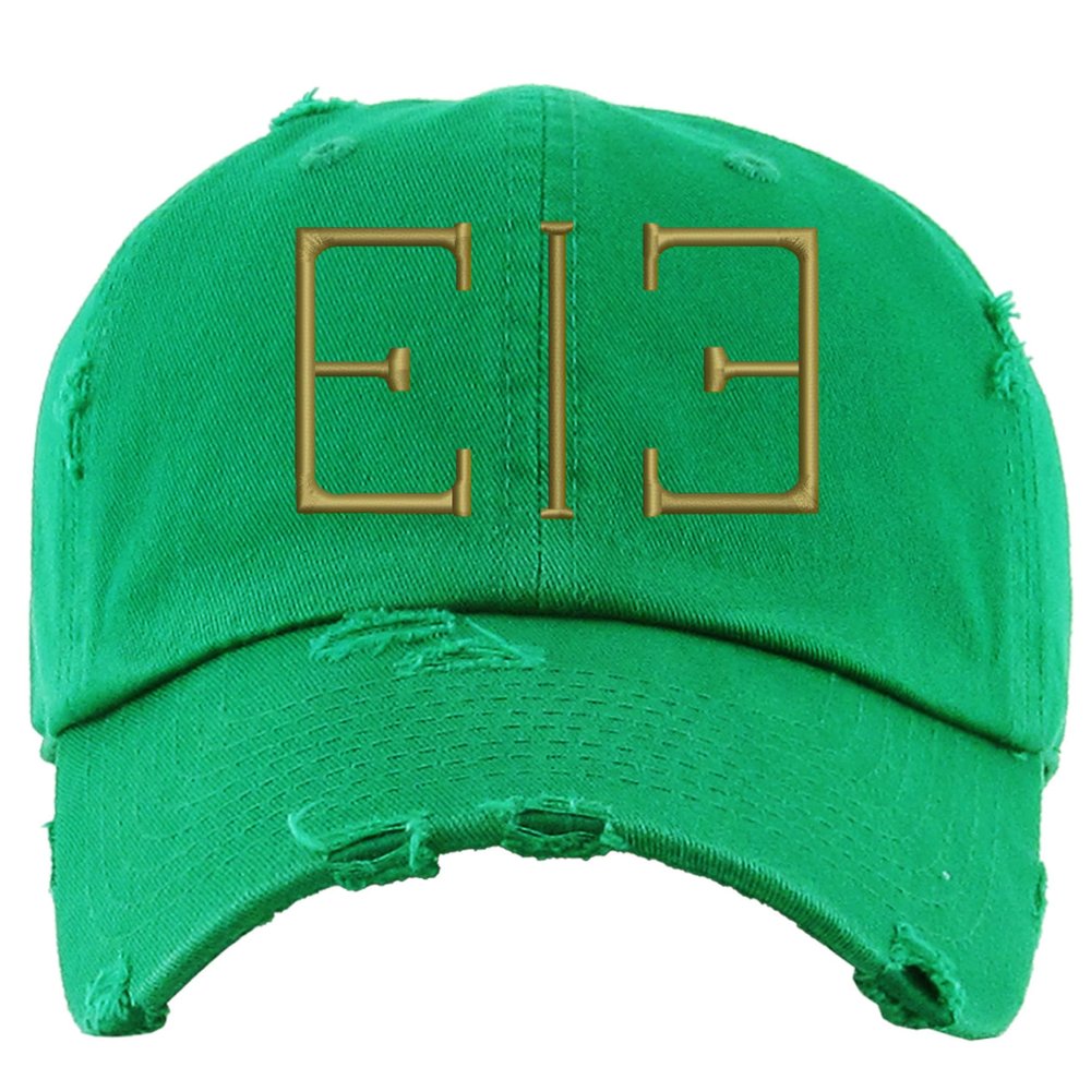 ALLNTRENDS Bam Anime Hat Embroidered Dad Hat Adjustable Cap (Irish Green)