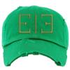 ALLNTRENDS Bam Anime Hat Embroidered Dad Hat Adjustable Cap (Irish Green) view 1