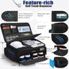 LOINTET Golf Trunk Organizer, Waterproof Car Golf Locker with Separate Ventilated Compartment for 2 Pair Shoes, Golf Storage for Balls, Tees, Cap, Clothes, Gloves, Accessories, Gifts for Men, Women view 3