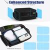 LOINTET Golf Trunk Organizer, Waterproof Car Golf Locker with Separate Ventilated Compartment for 2 Pair Shoes, Golf Storage for Balls, Tees, Cap, Clothes, Gloves, Accessories, Gifts for Men, Women view 4