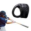 Left Hand - Launchpad Baseball Thumb Guard and Swing Trainer, Unique Bat-Shaped Channel, Protects Against Bat Sting, Improves Grip and Control, for Youth and Pro Hitters (Black) view 1