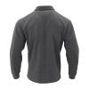 GOKKILRW Mens Casual Sweat Jackets with Pockets Cargo Bombor Coats Button Down Vintage Sweatshirts Outwear Fall Lightweight Comfy Outcoat Work Jackets Tops Dark Gray view 4