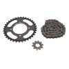 420 Steel Chain Sprocket Set 10T Front 36T Rear for DIY Scooters and Motorcycles with 60 Link Drive Chain, Enhanced Durability, Easy Installation, Wide Compatibility, view 1