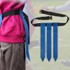 SPYMINNPOO Adjustable Flag Football Belt, 3 Flags on 1 Belt, Score Easily, for Kids Youth Adults Training Games, Activities (Blue) view 4