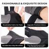 AsbaSweet Elastic Lycra 3-Finger Billiard Gloves - Breathable Snooker Cue Sport Gloves with Durable Silicone, Popular Pool Glove for Men & Women Shooters (Black, Large, Left) view 3