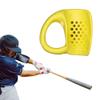 Left Hand - Launchpad Baseball Thumb Guard and Swing Trainer, Unique Bat-Shaped Channel, Protects Against Bat Sting, Improves Grip and Control, for Youth and Pro Hitters (Yellow) view 1