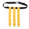 SPYMINNPOO Adjustable Flag Football Belt, 3 Flags on 1 Belt, Score Easily, for Kids Youth Adults Training Games, Activities (Yellow) view 3