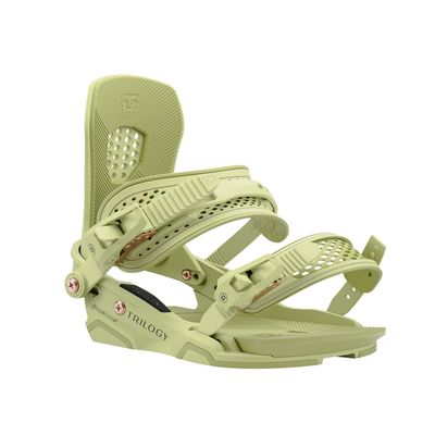 Union Trilogy Women's Snowboard Bindings, Green, Large