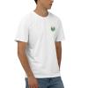 Coat of Arms of El Salvador Men'S Cotton Short Sleeved T-Shirt Crewneck Classic Breathable Tees 3X-Large White view 3