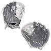 SSK FP5 Fastpitch Softball Glove  Infield - Outfield - Pitcher  11.5-11.75-12-12.25-12.5-12.75-13 Right & Left Hand Throw (Grey/White - H Web, 12" - Right Hand Throw)