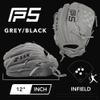 SSK FP5 Fastpitch Softball Glove  Infield - Outfield - Pitcher  11.5-11.75-12-12.25-12.5-12.75-13 Right & Left Hand Throw (Grey - Basket Web, 12" - Right Hand Throw) view 2