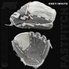 SSK FP5 Fastpitch Softball Glove  Infield - Outfield - Pitcher  11.5-11.75-12-12.25-12.5-12.75-13 Right & Left Hand Throw (Grey/White-Basket Web, 12.5" - Left Hand Throw) view 3