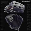 SSK FP5 Fastpitch Softball Glove  Infield - Outfield - Pitcher  11.5-11.75-12-12.25-12.5-12.75-13 Right & Left Hand Throw (Navy/Grey - H Web, 12.75" - Left Hand Throw) view 3