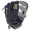 SSK FP5 Fastpitch Softball Glove  Infield - Outfield - Pitcher  11.5-11.75-12-12.25-12.5-12.75-13 Right & Left Hand Throw (Navy/Grey - H Web, 12.75" - Left Hand Throw) view 4