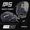 SSK FP5 Fastpitch Softball Glove  Infield - Outfield - Pitcher  11.5-11.75-12-12.25-12.5-12.75-13 Right & Left Hand Throw (Navy/Grey - Basket Web, 11.75" - Right Hand Throw) view 2