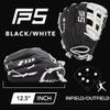 SSK FP5 Fastpitch Softball Glove Infield - Outfield - Pitcher 11.5-11.75-12-12.25-12.5-12.75-13 Right & Left Hand Throw (Black/White-H Web, 12.5" - Left Hand Throw) view 2