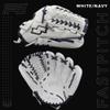 SSK FP5 Fastpitch Softball Glove Infield - Outfield - Pitcher 11.5-11.75-12-12.25-12.5-12.75-13 Right & Left Hand Throw (White/Navy - Laced Basket Web, 12.5" - Right Hand Throw) view 3