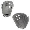 SSK FP5 Fastpitch Softball Glove Infield - Outfield - Pitcher 11.5-11.75-12-12.25-12.5-12.75-13 Right & Left Hand Throw (Grey-H Web, 13" - Right Hand Throw) view 1