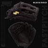 SSK FP5 Fastpitch Softball Glove Infield - Outfield - Pitcher 11.5-11.75-12-12.25-12.5-12.75-13 Right & Left Hand Throw (Black/Gold - H Web, 12.75" - Left Hand Throw) view 3