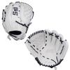 SSK FP5 Fastpitch Softball Glove Infield - Outfield - Pitcher 11.5-11.75-12-12.25-12.5-12.75-13 Right & Left Hand Throw (White/Navy - Basket Web, 12" - Right Hand Throw) view 1