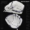 SSK FP5 Fastpitch Softball Glove Infield - Outfield - Pitcher 11.5-11.75-12-12.25-12.5-12.75-13 Right & Left Hand Throw (White/Navy - Basket Web, 12" - Right Hand Throw) view 3