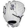 SSK FP5 Fastpitch Softball Glove Infield - Outfield - Pitcher 11.5-11.75-12-12.25-12.5-12.75-13 Right & Left Hand Throw (White/Navy - Basket Web, 12" - Right Hand Throw) view 4
