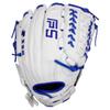 SSK FP5 Fastpitch Softball Glove Infield - Outfield - Pitcher 11.5-11.75-12-12.25-12.5-12.75-13 Right & Left Hand Throw (White/Royal - Laced Basket Web, 12.5" - Right Hand Throw) view 4