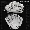 SSK FP5 Fastpitch Softball Glove  Infield - Outfield - Pitcher  11.5-11.75-12-12.25-12.5-12.75-13 Right & Left Hand Throw (White/Black - Laced Basket Web, 12.5" - Left Hand Throw) view 3