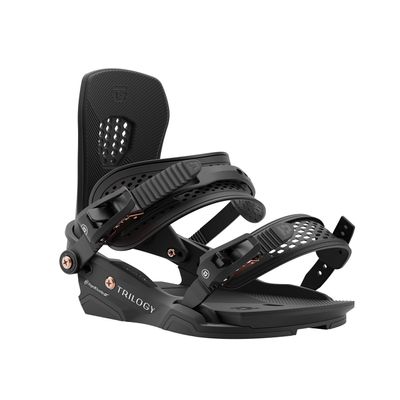Union Trilogy Women's Snowboard Bindings, Black 25, Small
