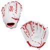 SSK FP5 Fastpitch Softball Glove Infield - Outfield - Pitcher 11.5-11.75-12-12.25-12.5-12.75-13 Right & Left Hand Throw (White/Red- Laced Basket Web, 12.5" - Right Hand Throw) view 1
