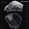 SSK FP5 Fastpitch Softball Glove  Infield - Outfield - Pitcher  11.5-11.75-12-12.25-12.5-12.75-13 Right & Left Hand Throw (Navy/Grey-Basket Web, 12.5" - Right Hand Throw) view 3