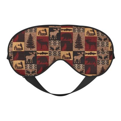 Bear Deer Fish Eye Mask, Blackout Eye Mask unisex,Sleep Eye Covers with Adjustable Straps, Travel Eye Mask