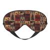 Bear Deer Fish Eye Mask, Blackout Eye Mask unisex,Sleep Eye Covers with Adjustable Straps, Travel Eye Mask