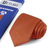 UETLRO Burnt Orange Ties Ties For Men Solid Pure Color Formal Neckties 3.15" (8CM) Men's Tie Gift Box view 2