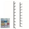Oracra Yoga Mat Holder Metal Yoga Mat Rack Holder White/Gold/Black, 155cm Wall Mounted Exercise Mats Storage Shelf, Multi-Layer Gym Yoga Studio School Organizer Racks(Black) view 1