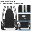 DTGN Convertible Sling Bag Crossbody Backpack - 7"x13" (LXH) Good for Women Men Hiking Travel Cycling - Shoulder Bag Casual Packs with Headphone Jack - White view 3