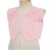Moggemol Kids Cowboys Cowgirls Wild West Cosplay Fancy Dress-up Waistcoat Suede Tassel Vest Outwear Jacket Pink A 16 Years view 4