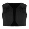 Nikiikoo Kids Boys Western Cowboy Vest Suede Tassel Jacket Outerwear Top Halloween Party Fancy Outfits Black A 8 Years view 3