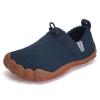 WateLves Kids Barefoot Water Shoes Boys Girls Breathable Wide Toe Slip On Beach Walking Shoes Toddler Swim Shoes Little Big Kid Minimalist Sneakers(Blue,24) view 1