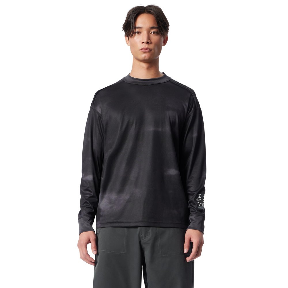 Cross Eyed Moose Men's Performance Quick Dry Long Sleeve Oversized Tee Shirt Standard