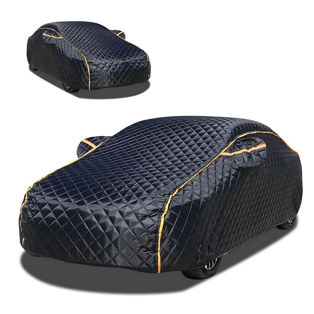 Car Cover Waterproof All Weather Compatible with 2000-2022 Chevy Silverado 1500 2500 3500, Car Cover, 5 Layers Thickened, Car Covers for Automobiles, Car Covers, SUV Car Cover Customization(Black)