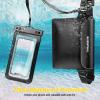 Blueshyhall Waterproof Phone Pouch Screen Touchable Dry Bag, Waterproof Fanny Pack with Adjustable Belt for Beach Vacation Kayak Cruise Accessories (3 Phone Case + 3 Waist Bag) view 2