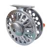 Alichino Fly Fishing Reel, CNC Machined Aluminum Alloy Large Arbor Fly Reel with Carbon Disk Drag (Gunmetal, 5/6WT) view 1